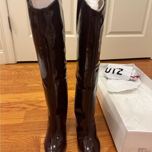 SCHUTZ Cherry Wine- Maryana Knee-High Boots